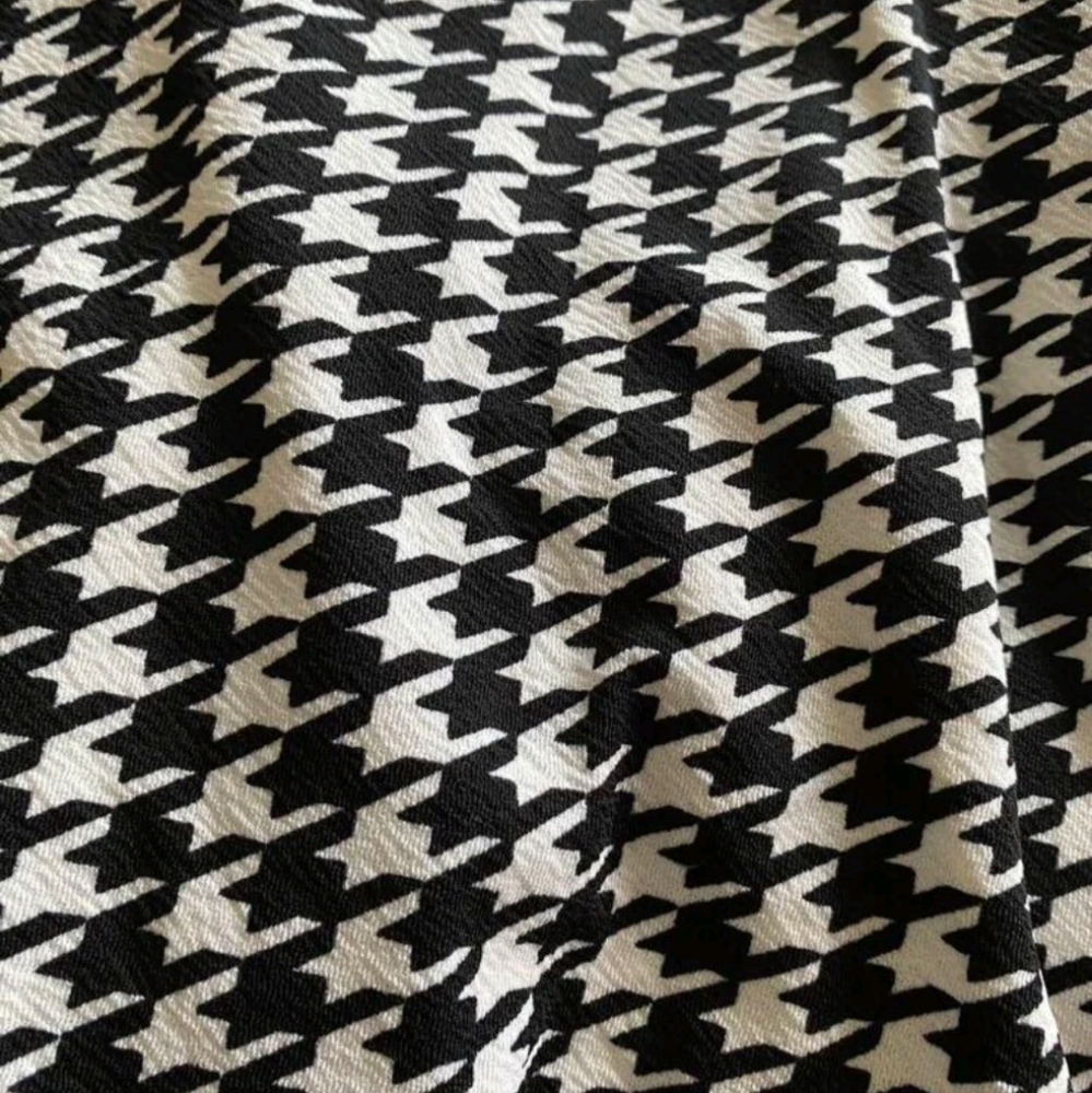 Open Front Houndstooth Jacket - image 4